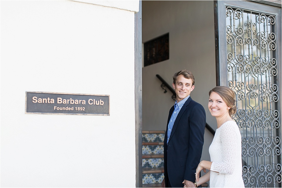 Santa Barbara Club ~ Mission ~ Engagement Session